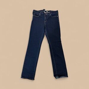 Signature by Levi Strauss Women's Straight Leg Jeans - Navy